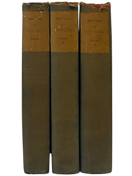 Final Report on the Battlefield of Gettysburg., in Three Volumes (New York Monuments Commission for the Battlefields of Gettysburg and Chattanooga.) [New York at Gettysburg July 1-2-3-1863 Vols. 1, 2, & 3 / I, II, and III]