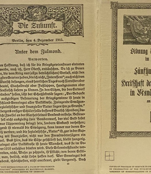 Face to Face with Kaiserism