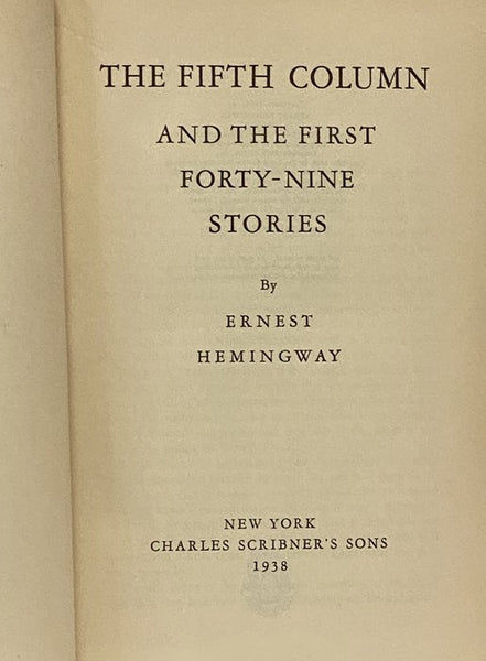 The Fifth Column and the First Forty-Nine Stories