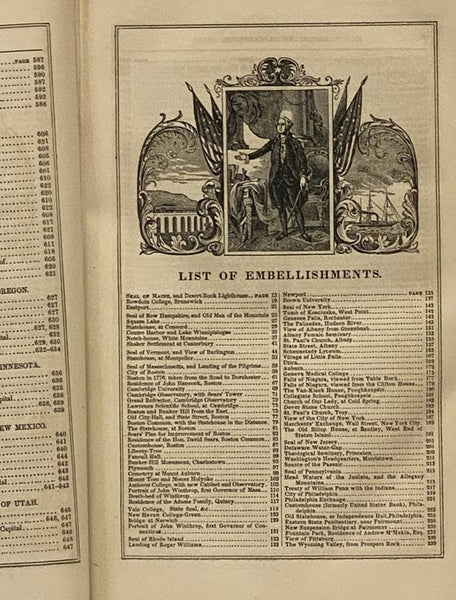 A Pictorial Description of the United States; Embracing the History, Geographical Position, Agricultural and Mineral Resources, Population, Manufactures, Commerce, and Sketches of Cities, Towns, Public Buildings, &c., &c., of Each State and Territory in …