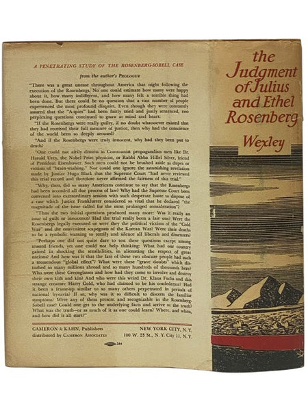 The Judgment of Julius and Ethel Rosenberg [Judgement]