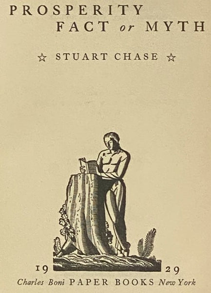 Prosperity: Fact or Myth (Charles Boni Paper Books 5)