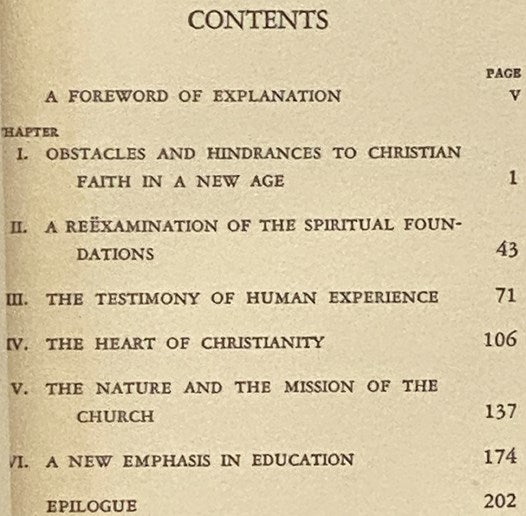 A Preface to Christian Faith in a New Age