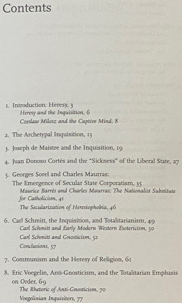 The New Inquisitions: Heretic-Hunting and the Intellectual Origins of Modern Totalitarianism