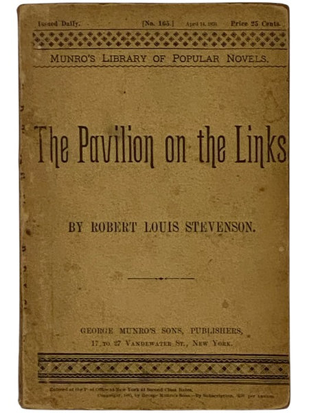 The Pavilion on the Links (Munro's Library of Popular Novels. No. 165.)