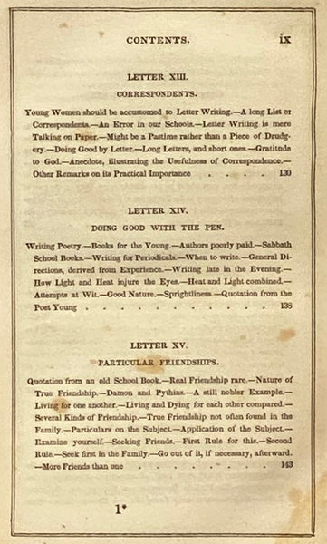 Letters to a Sister; or Woman's Mission. to Accompany the Letters to Young Men. (Alcott's New Series.)
