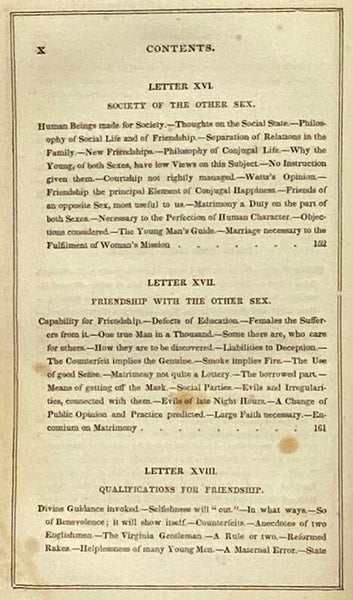 Letters to a Sister; or Woman's Mission. to Accompany the Letters to Young Men. (Alcott's New Series.)