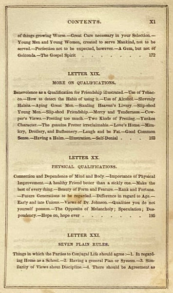 Letters to a Sister; or Woman's Mission. to Accompany the Letters to Young Men. (Alcott's New Series.)