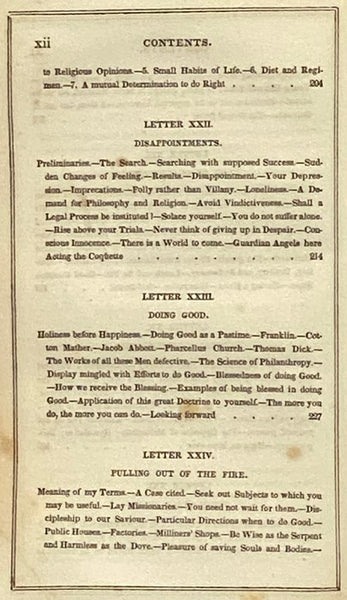 Letters to a Sister; or Woman's Mission. to Accompany the Letters to Young Men. (Alcott's New Series.)