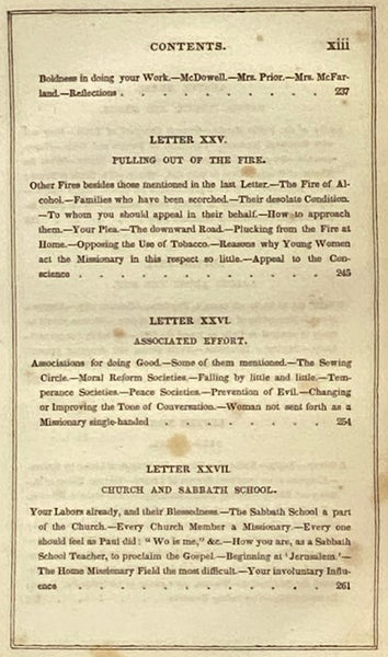 Letters to a Sister; or Woman's Mission. to Accompany the Letters to Young Men. (Alcott's New Series.)