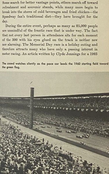 The Indianapolis 500: The Story of the Motor Speedway [Indy]