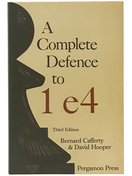 A Complete Defence to 1 e4 (Pergamon Chess Series)