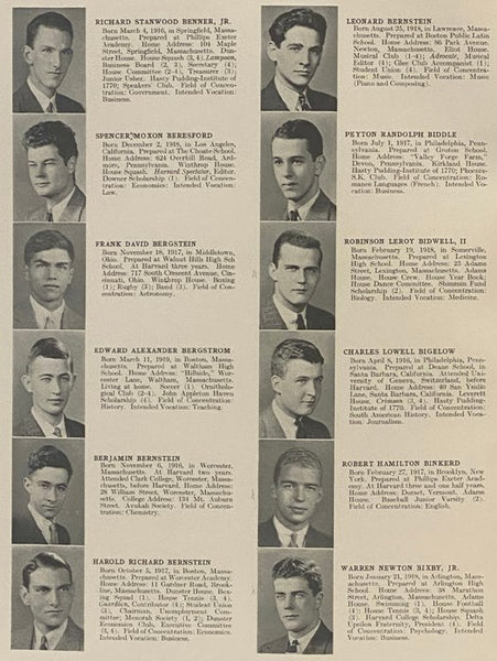 Harvard Class Album Volume 50, 1939