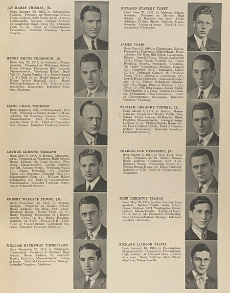 Harvard Class Album Volume 50, 1939