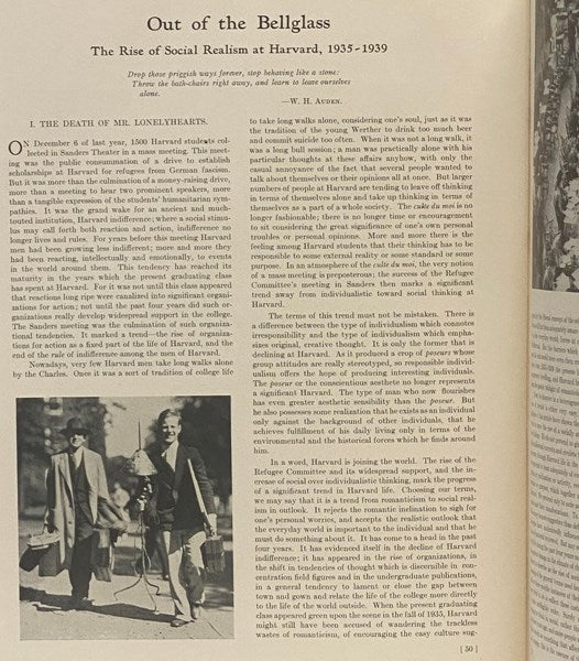 Harvard Class Album Volume 50, 1939