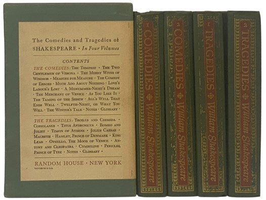 The Comedies and Tragedies of Shakespeare, in Four Volumes: The Tempest; The Two Gentlemen of Verona; The Merry Wives of Windsor; Measure for Measure; The Comedy of Errors; Much Ado About Nothing; Love's Labour's Lost; A Midsummer-Night's Dream; The Merc…
