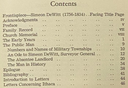 Simeon DeWitt: Founder of Ithaca