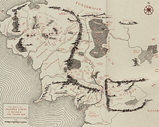 The Lord of the Rings, in Three Volumes: The Fellowship of the Ring; The Two Towers; The Return of the King [with] A Reader's Companion