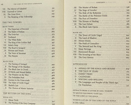 The Lord of the Rings, in Three Volumes: The Fellowship of the Ring; The Two Towers; The Return of the King [with] A Reader's Companion
