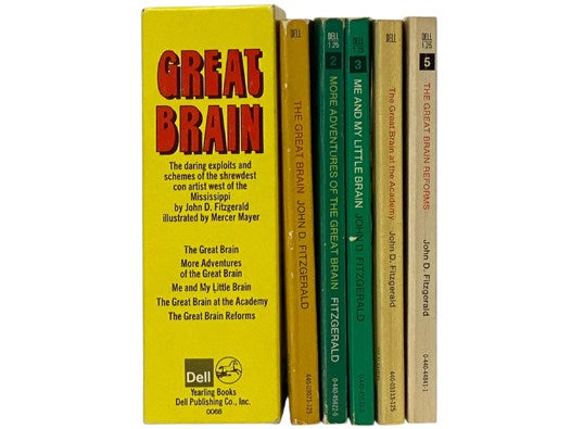 The Adventures of the Great Brain Five Book Set: The Great Brain; More Adventures of the Great Brain; Me and My Little Brain; The Great Brain at the Academy; The Great Brain Reforms