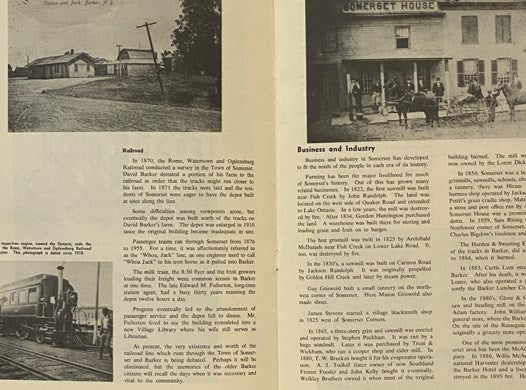History of Somerset, 1823-1973 (Town of Somerset Sesquicentennial Celebration)