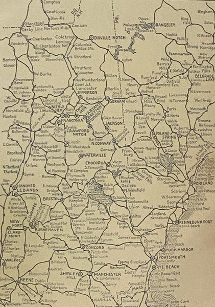 The White Mts. of N.H.: The Switzerland of America - A Souvenir Guide Book [Mountains; New Hampshire; Guidebook]