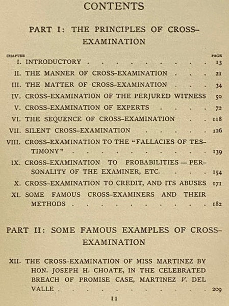 The Art of Cross-Examination, with the Cross-Examinations of Important Witnesses in Some Celebrated Cases