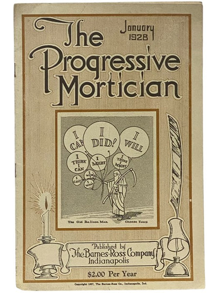 The Progressive Mortician: A Magazine of Ideas and Ideals for Funeral Directors, Volume Fifteen, Number Two, January, 1928