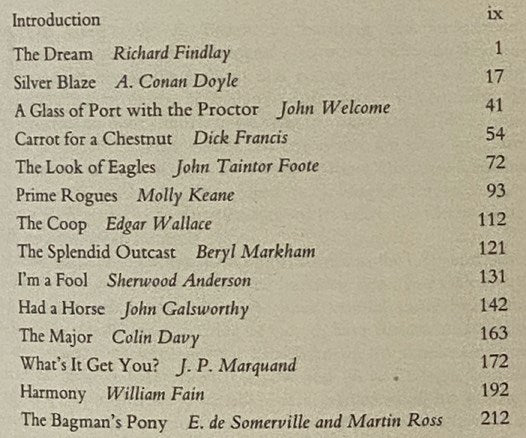 The Dick Francis Treasury of Great Racing Stories