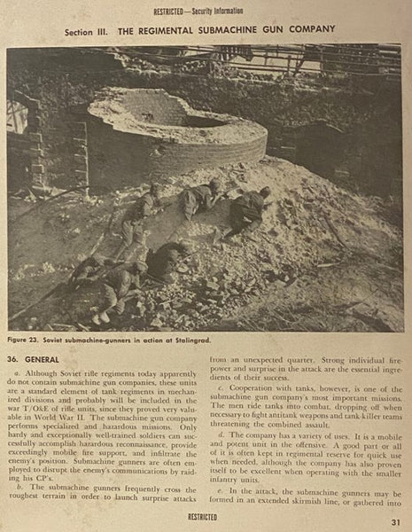 Handbook on Soviet Tactics: The Rifle Regiment (Department of the Army Pamphlet No. 30-75)