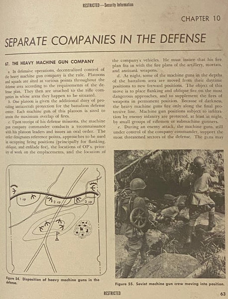 Handbook on Soviet Tactics: The Rifle Regiment (Department of the Army Pamphlet No. 30-75)