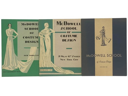 The McDowell School of Costume Design: Costume Design, Fashion Illustration, Dressmaking, Millinery - Three Volume Set
