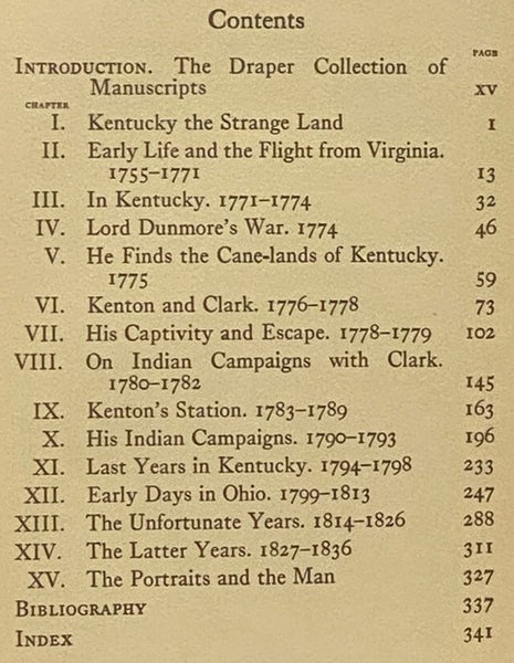 Simon Kenton: His Life and Period, 1755-1836