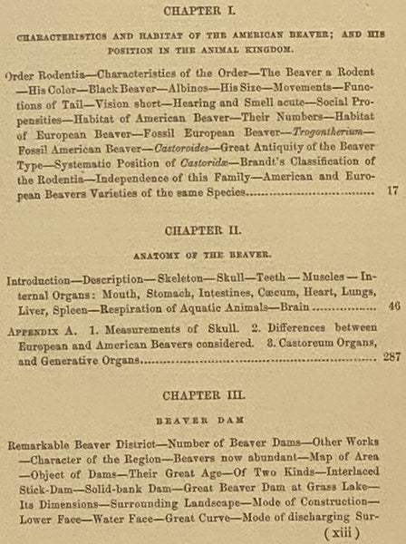 The American Beaver and His Works.