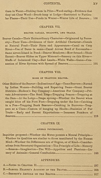 The American Beaver and His Works.