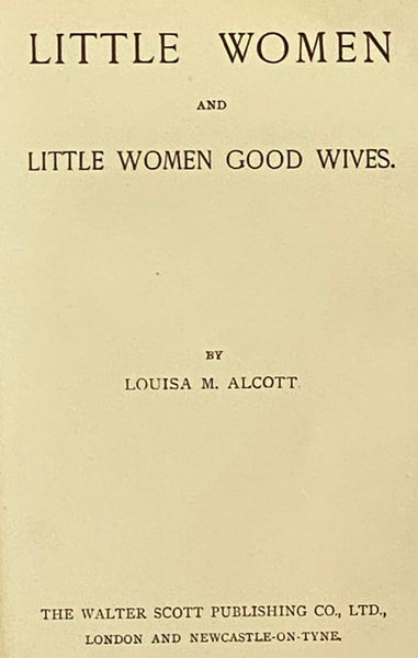 Little Women and Little Women Good Wives.
