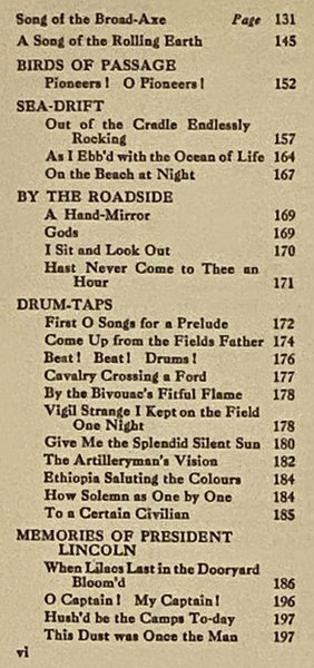 Leaves of Grass, Selected from the Complete Edition (The Harrap Library)
