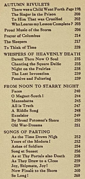 Leaves of Grass, Selected from the Complete Edition (The Harrap Library)