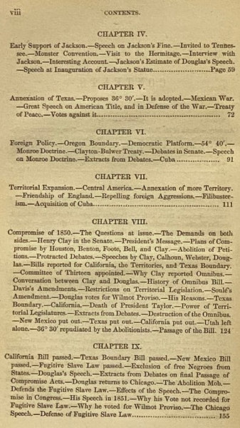 The Life of Stephen A. Douglas.
