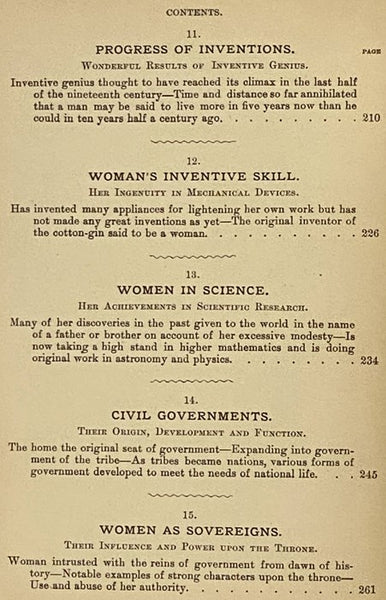 The World's Progress as Wrought by Men and Women in Art, Literature, Education, Philanthropy, Reform, Inventions, Business and Professional Life.