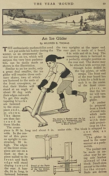 Outdoor Sports the Year 'Round: 226 Clearly Written and Concise Articles on How to Make Equipment for New and Popular Sports. with 317 Illustrations