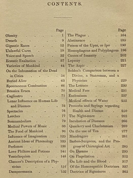 Curiosities of Medical Experience.