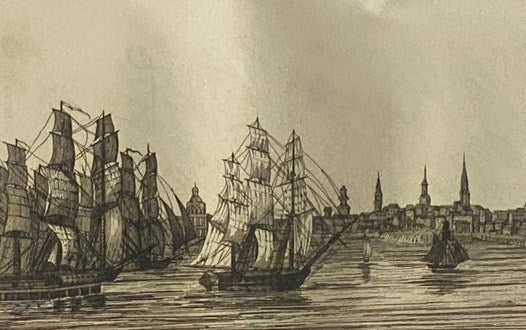 Stati Uniti d'America di Roux de Rochelle (L'Universo o Storia e Descrizione di Tutti i Popoli Ec.) [États-Unis d'Amérique]