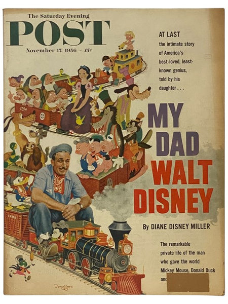The Saturday Evening Post, November 17, 1956, Vol. 229, No. 20: My Dad, Walt Disney