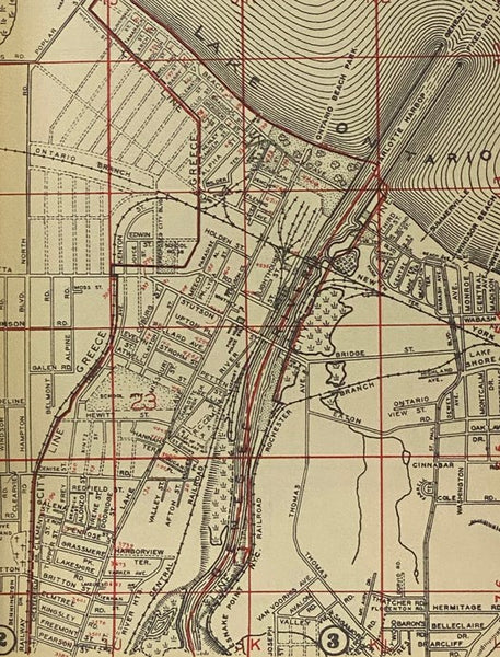 Scrantom's Dissected Map of Rochester, N.Y., Compiled from Official Sources [New York]