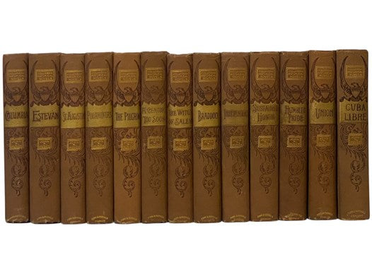 Columbian Historical Novels, in Thirteen Volumes: Columbia: A Story of the Discovery of America; Estevan: A Story of the Spanish Conquests; St. Augustine: A Story of the Huguenots; Pocahontas: A Story of Virginia; The Pilgrims: A Story of Massachusetts; …