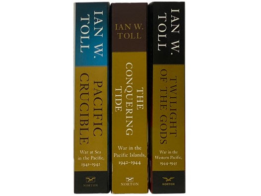 Pacific Crucible: War at Sea in the Pacific, 1941-1942; The Conquering Tide: War in the Pacific Islands, 1942-1944; Twilight of the Gods: War in the Western Pacific, 1944-1945
