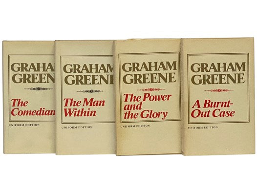 Graham Greene, The Collected/Uniform Edition, 19 of 23 Volumes: Brighton Rock; Our Man in Havana; Travels with My Aunt; The Heart of the Matter; The Comedians; The Man Within; The Power and the Glory; A Burnt-Out Case; The Shipwrecked; The Quiet American…