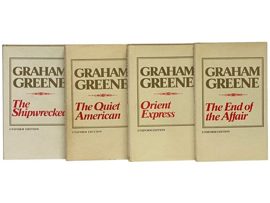 Graham Greene, The Collected/Uniform Edition, 19 of 23 Volumes: Brighton Rock; Our Man in Havana; Travels with My Aunt; The Heart of the Matter; The Comedians; The Man Within; The Power and the Glory; A Burnt-Out Case; The Shipwrecked; The Quiet American…