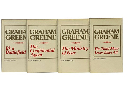 Graham Greene, The Collected/Uniform Edition, 19 of 23 Volumes: Brighton Rock; Our Man in Havana; Travels with My Aunt; The Heart of the Matter; The Comedians; The Man Within; The Power and the Glory; A Burnt-Out Case; The Shipwrecked; The Quiet American…
